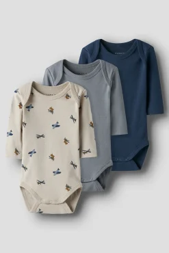 Set de 3 bodies de bebe