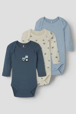 Set de 3 bodies de bebe
