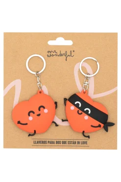 Set de 2 llaveros - Corazón y corazón bandido