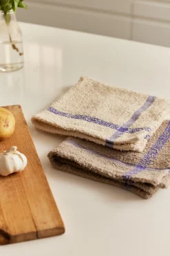 Set de 2 trapos de cocina tonos lila Vita
