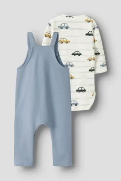 Set de peto y body de bebe