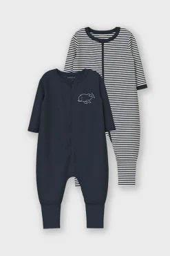 Set dos pijamas delfín bebé neutro