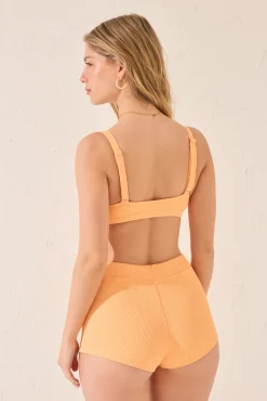 Short bikini rib naranja