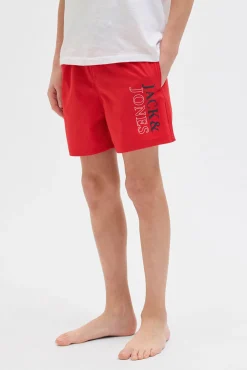 Short de baño estampado logo