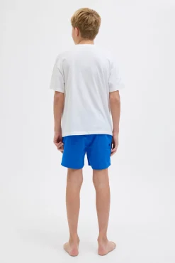Short de baño estampado logo