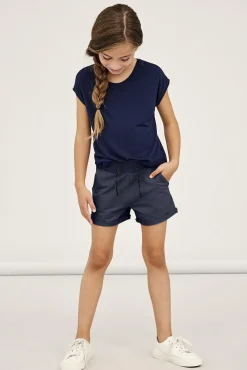 Short niña con bolsillos