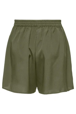 Shorts con tejido fluido