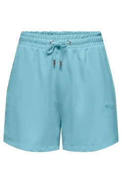 Shorts loose fit de cintura alta