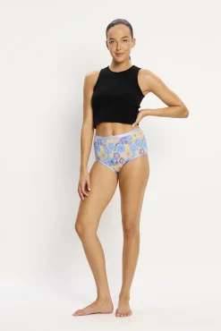 SmileyWorld® Braga Menstrual Alta Bambú Flujo Moderado Blue