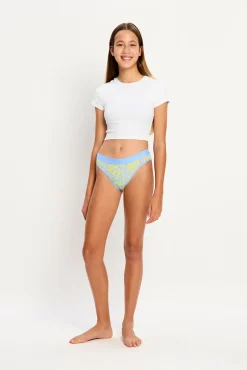 SmileyWorld® Braga Menstrual Teen Algodón Orgánico Flujo Súper Green