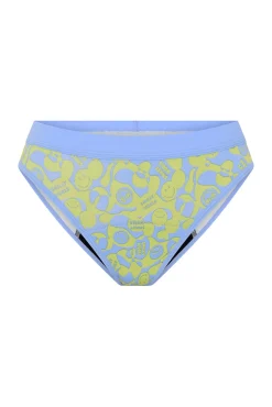SmileyWorld® Braga Menstrual Teen Algodón Orgánico Flujo Súper Green