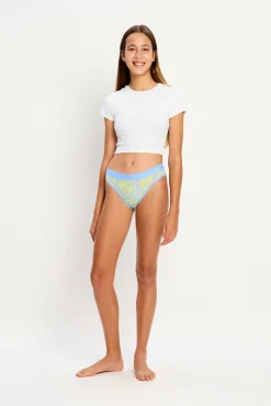 SmileyWorld® Braga Menstrual Teen Algodón Orgánico Flujo Súper Green