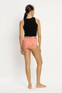 SmileyWorld® Braga Menstrual Alta Bambú Flujo Súper Coral