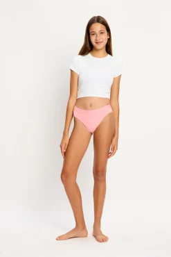 SmileyWorld® Braga Menstrual Teen Algodón Orgánico Flujo Abundante Pink