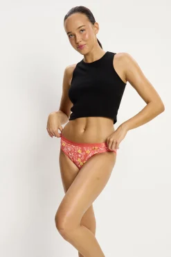 SmileyWorld® Braga Menstrual Bambú Flujo Abundante Coral
