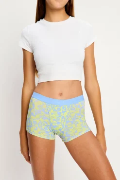 SmileyWorld® Short Menstrual Teen Algodón Orgánico Flujo Súper Green