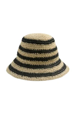 Sombrero bucket de rayas