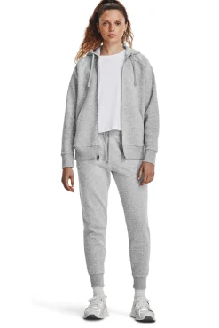 Sudadera con capucha polar UA Rival grises