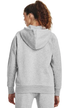 Sudadera con capucha polar UA Rival grises
