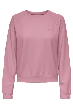 Sudadera de manga larga y cuello redondo