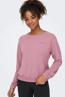 Sudadera de manga larga y cuello redondo