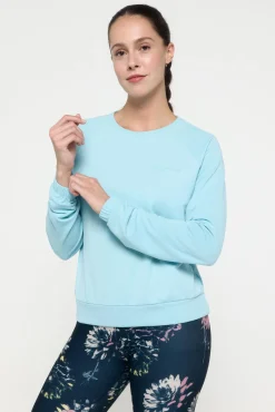 Sudadera de manga larga y cuello redondo
