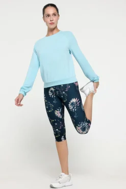 Sudadera de manga larga y cuello redondo