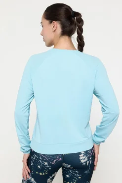 Sudadera de manga larga y cuello redondo