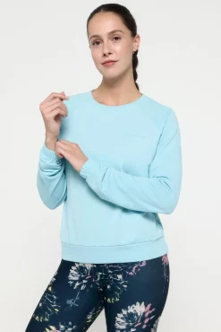 Sudadera de manga larga y cuello redondo