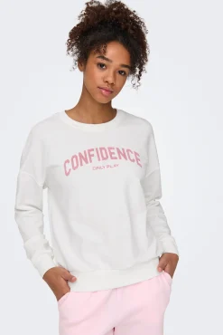 Sudadera de manga larga y cuello redondo