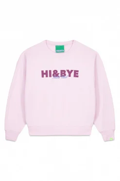 Sudadera felpa lisa rosa