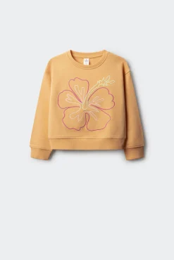 Sudadera flor hawaiana niña