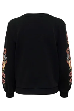 Sudadera maternity detalles florales