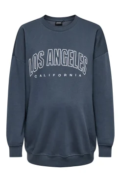 Sudadera maternity detalle texto frontal
