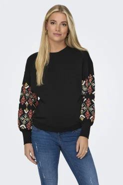 Sudadera oversized premamá con detalle en mangas