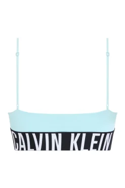 Sujetador bandeau Calvin Klein azul