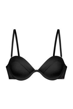 Sujetador bandeau con aro negro