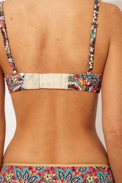 Sujetador bikini con copa y aros