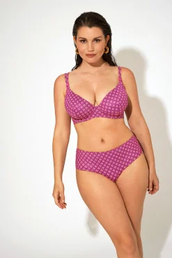 Sujetador bikini sin copa y con aros