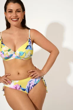 Sujetador bikini sin copa y con aros
