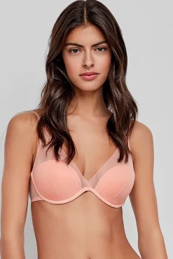 Sujetador bralette encaje coral