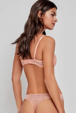 Sujetador bralette encaje coral