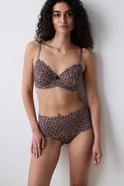 Sujetador capacidad leopardo