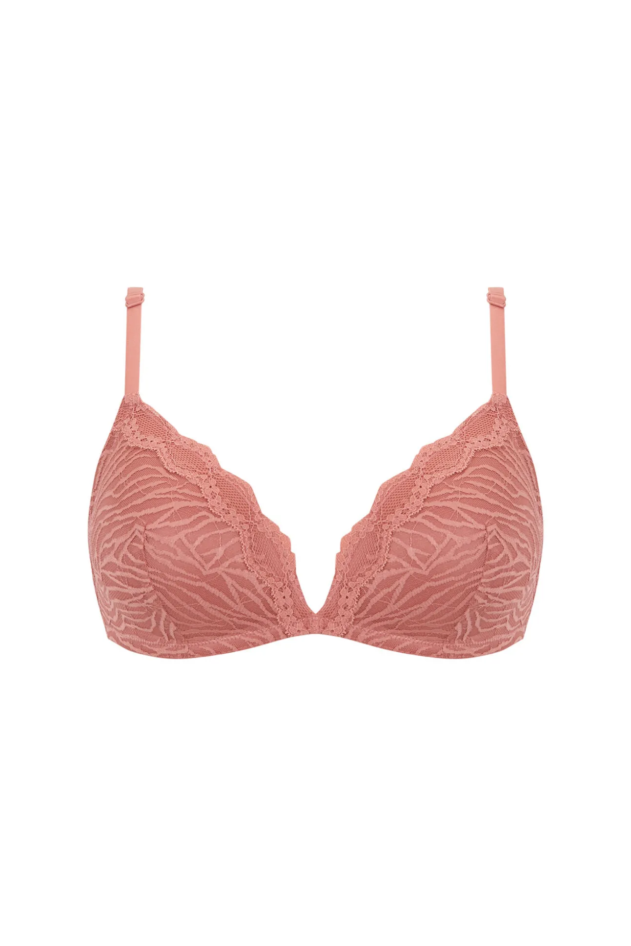 Sujetador CHARMING microfibra print cebra rosa