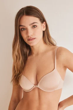 Sujetador CLEVER cierre delantero beige