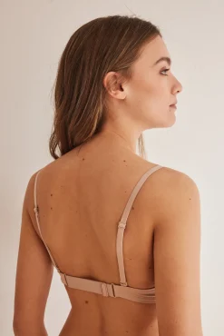 Sujetador CLEVER cierre delantero beige