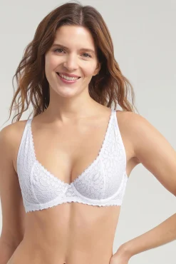 Sujetador con aros de encaje floral Daily Dentelle