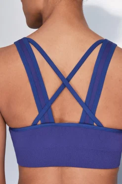 Sujetador deportivo azul SEAMLESS FIT