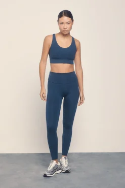 Sujetador deportivo 4D STRETCH brillo azul