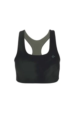 Sujetador deportivo 4D STRECH estampado verde